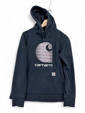 Carhartt Men's Black Graphic Hoodie Size S
